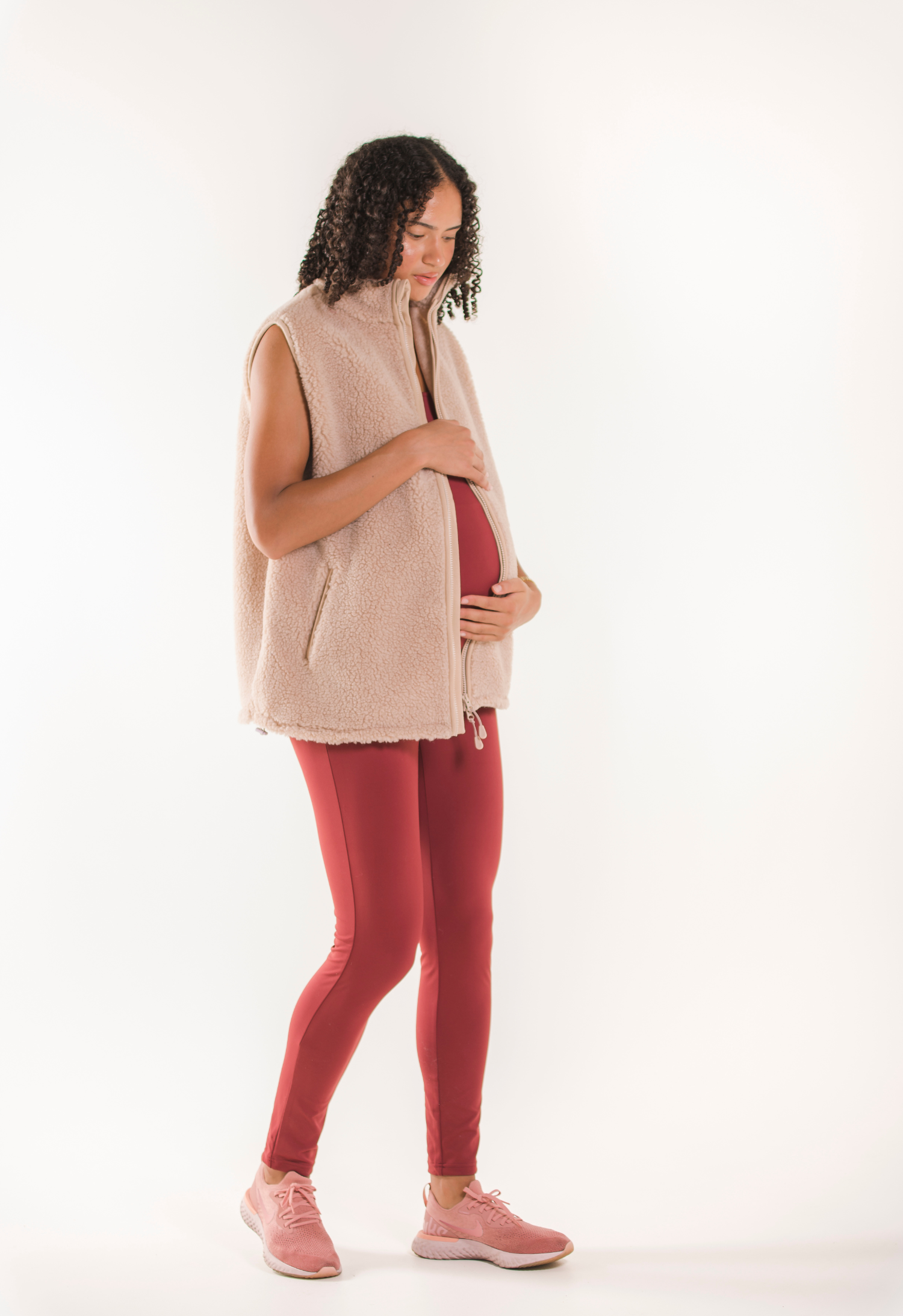 Plysfleece-vest - Beige