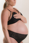 Amme-BH i blonde - Sort