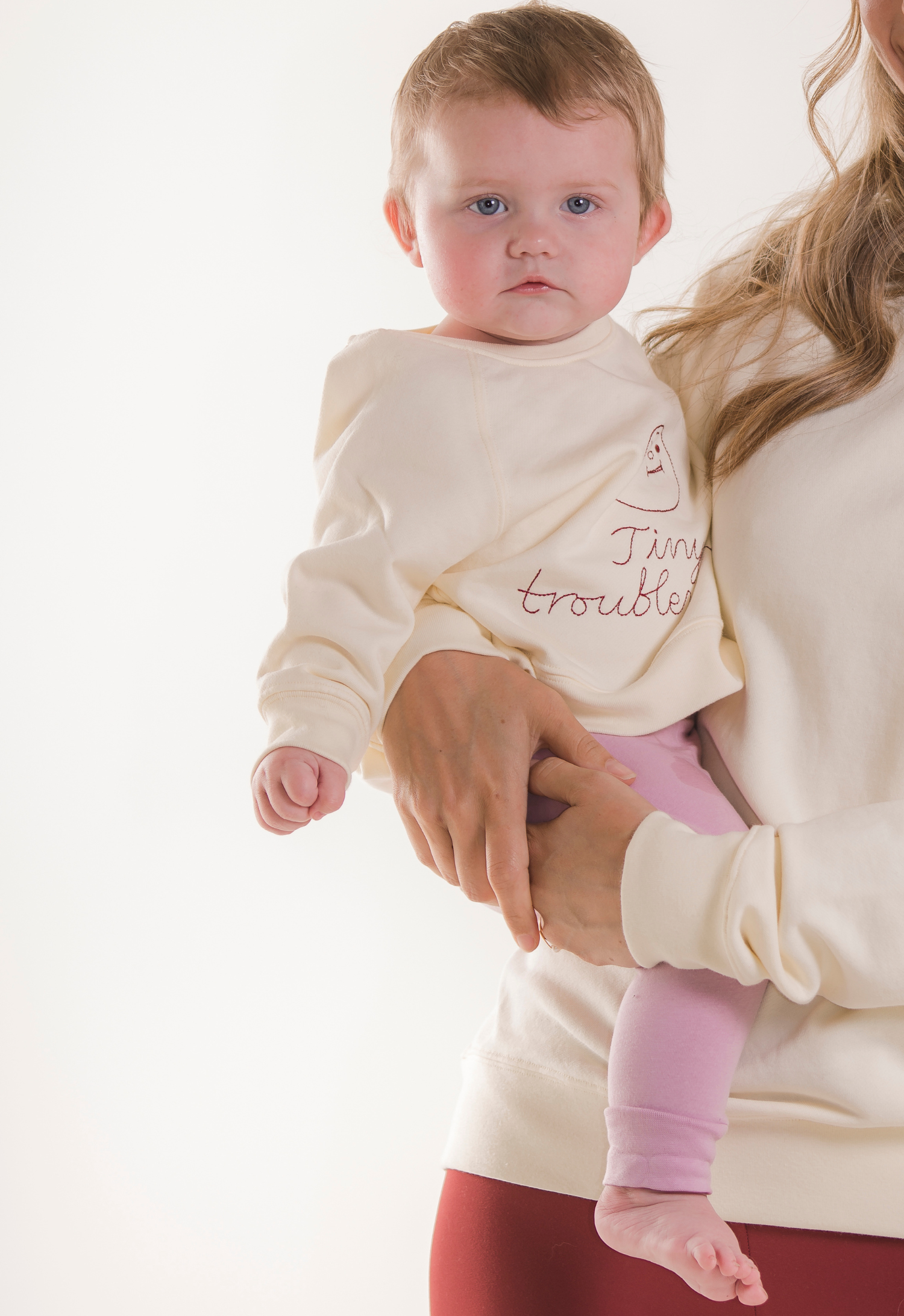 Babytrøje Lille ballademager - Offwhite