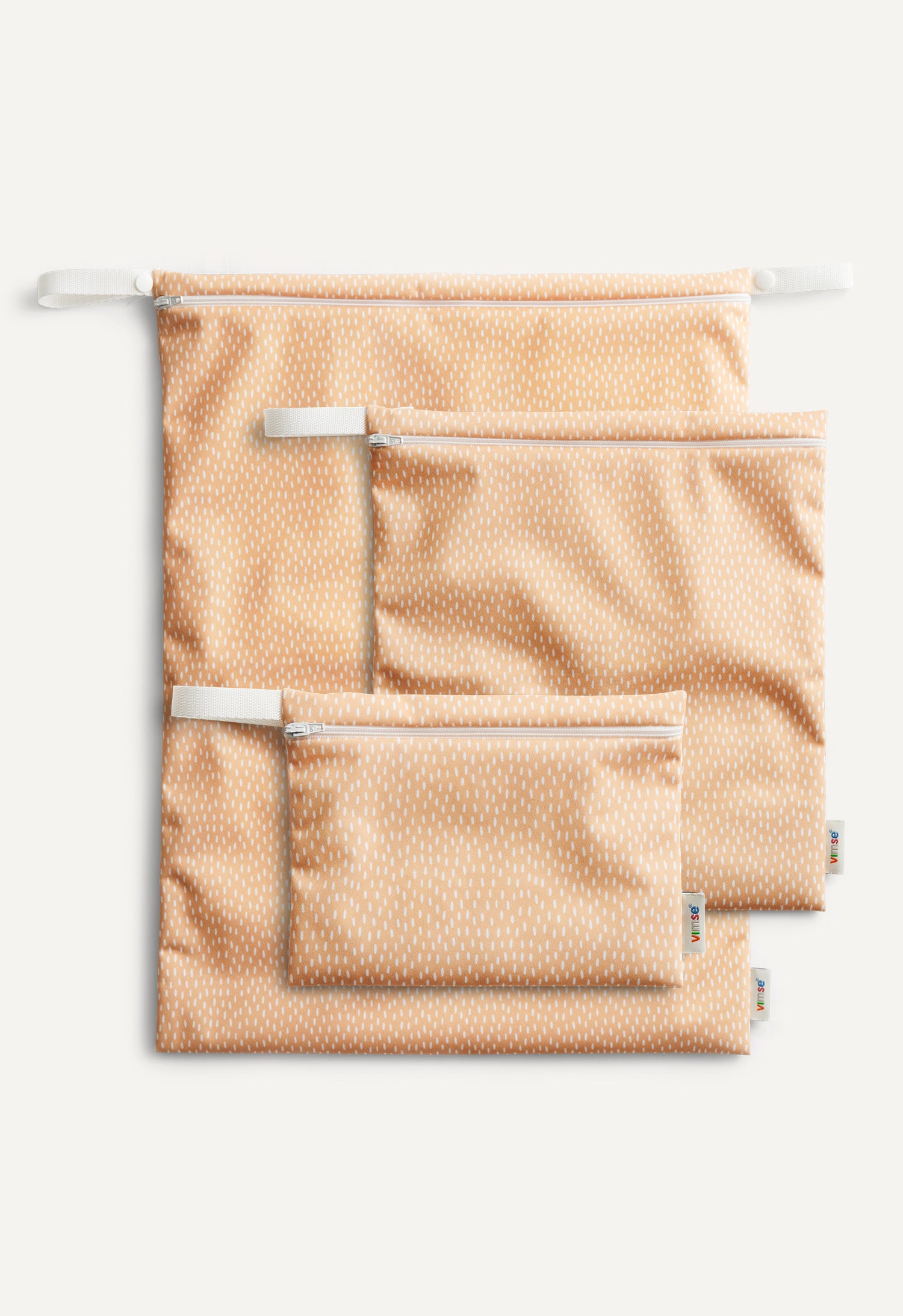 Opbevaringspose - Gult print