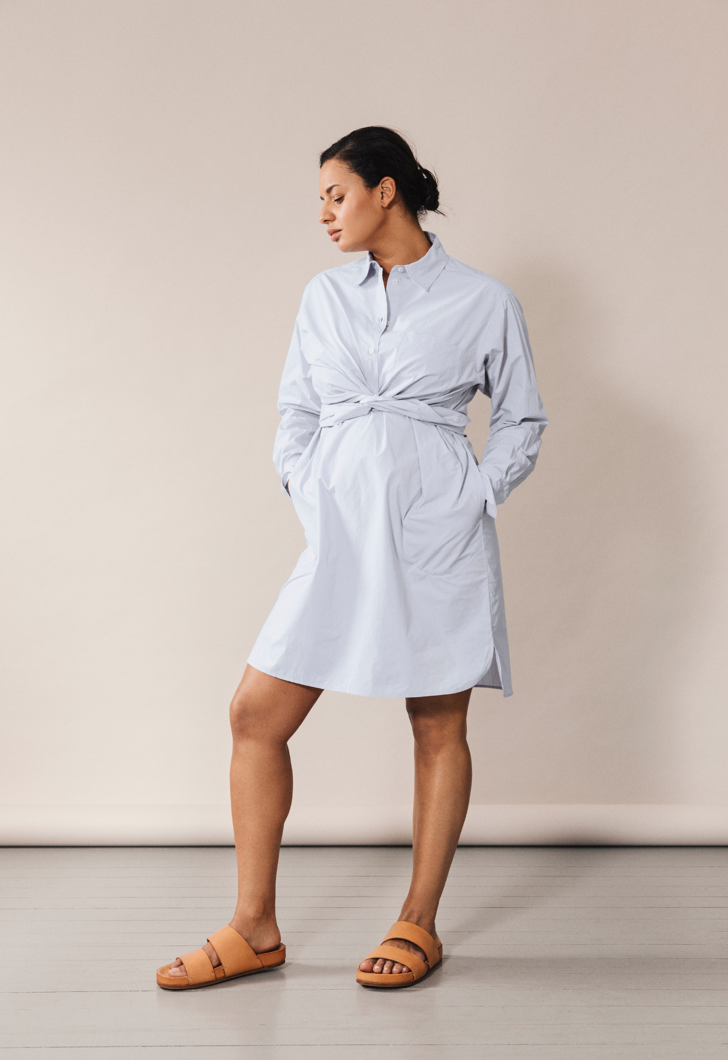 The Duo Dress - Himmelblå