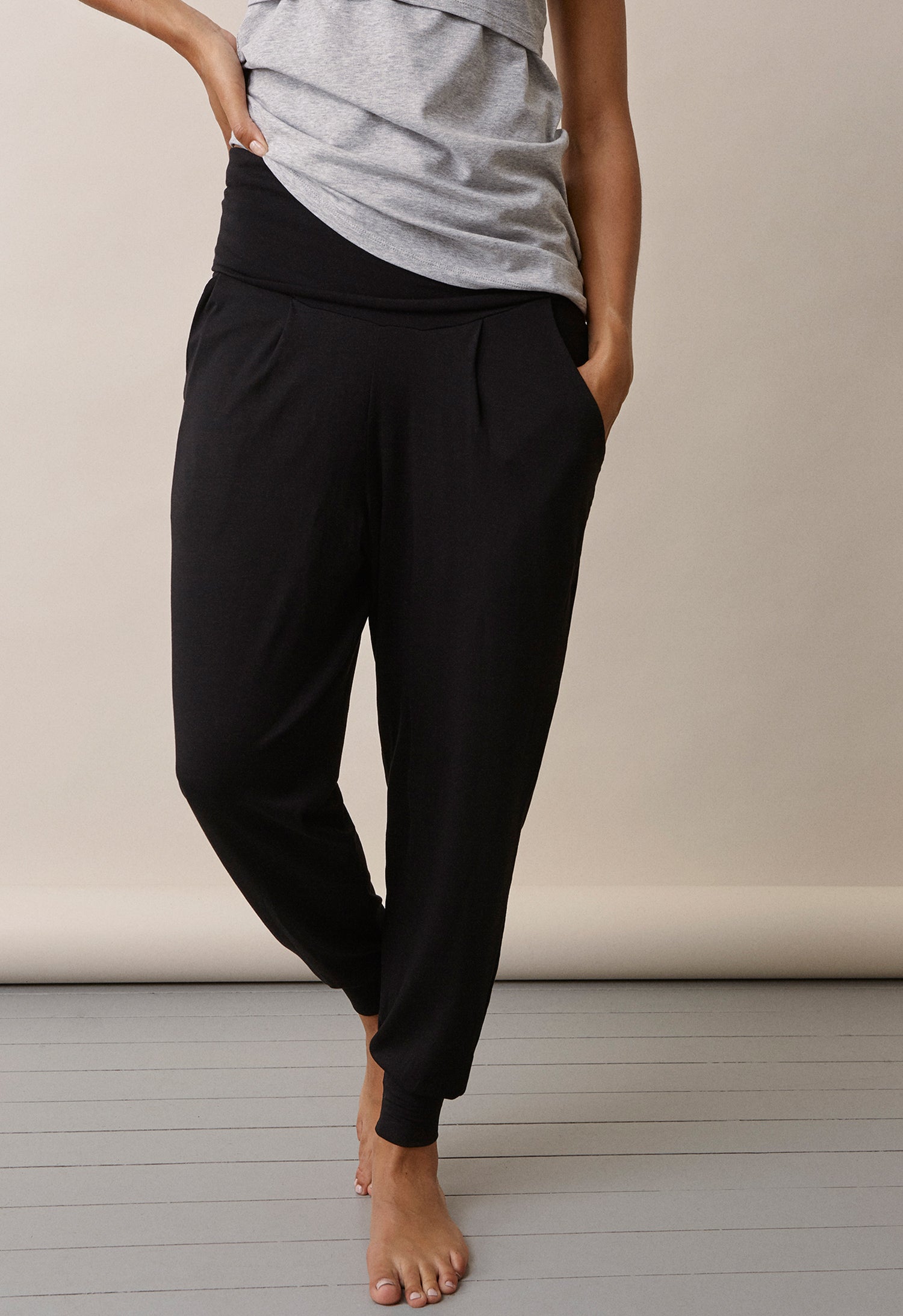 Joggingbukser til gravide - Sort