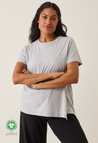 T-shirt med ammefunktion - Grå melange