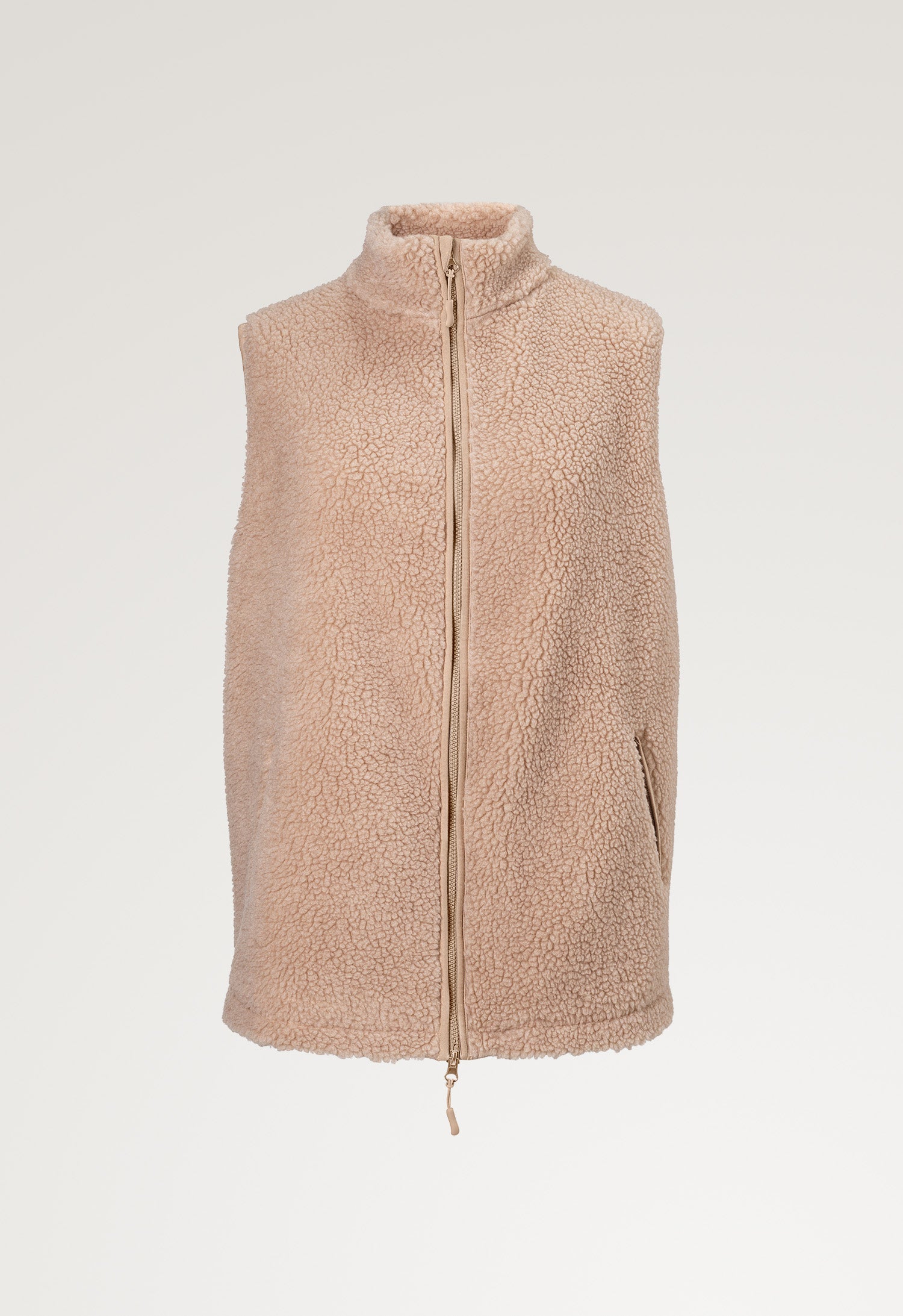 Plysfleece-vest - Beige
