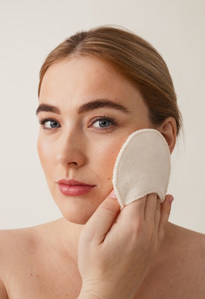 Vaskbare bomuldspads med lomme