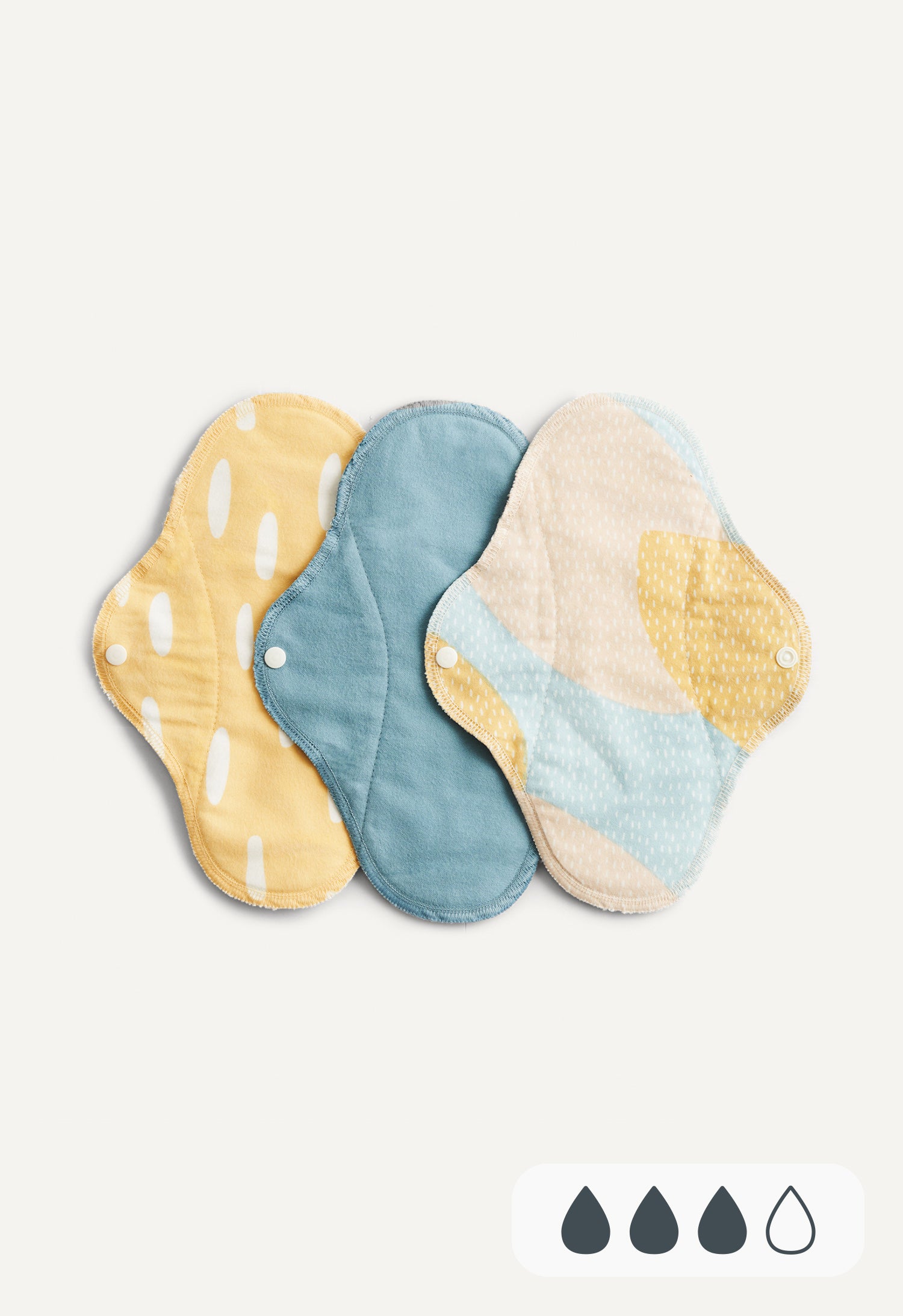 Stofbind - Dag - Blå print