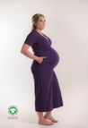 Jumpsuit til gravide med ammefunktion - Lilla