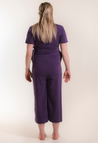 Jumpsuit til gravide med ammefunktion - Lilla