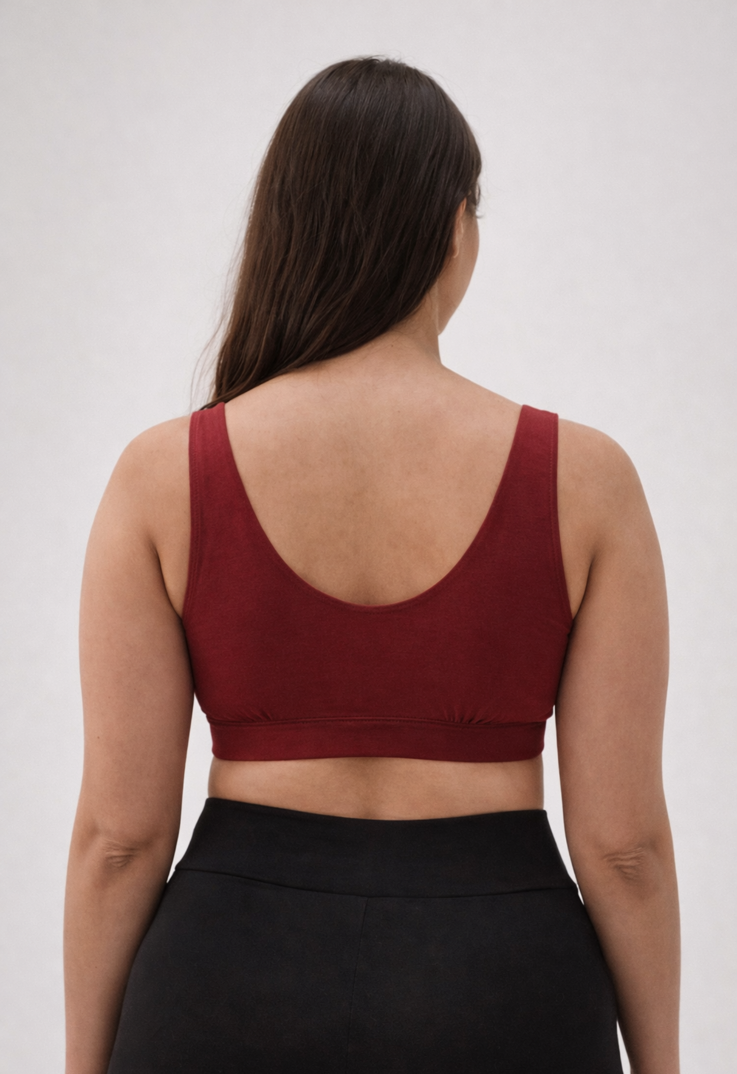 Blød amme-BH 75D - 110F - Rød