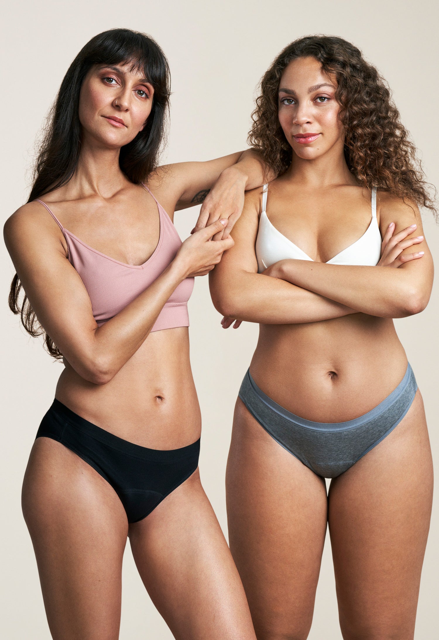 Menstruationstrusse - Bikini - Kraftig blødning - Sort