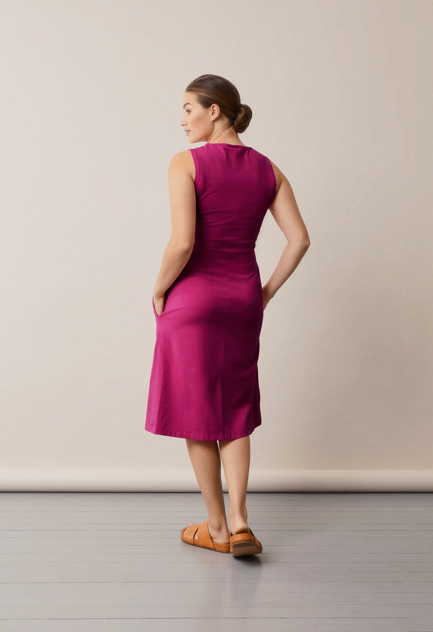 A-kjole Mørk orkidé